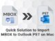 MBOX to Outlook PST